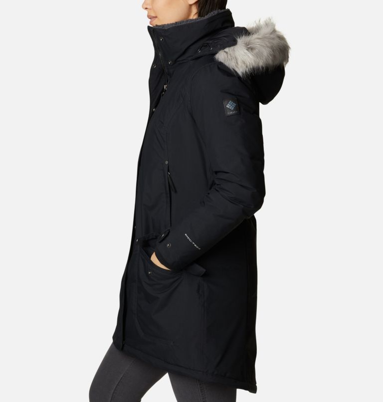Women's Icelandite TurboDown Jacket, Color: Black, image 3