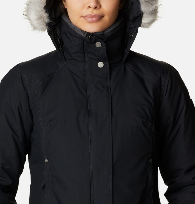Thumbnail: Women's Icelandite TurboDown Jacket, Color: Black, image 4