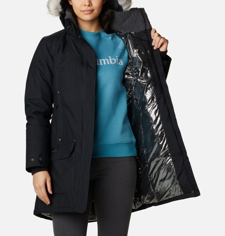 Women's Icelandite TurboDown Jacket, Color: Black, image 5