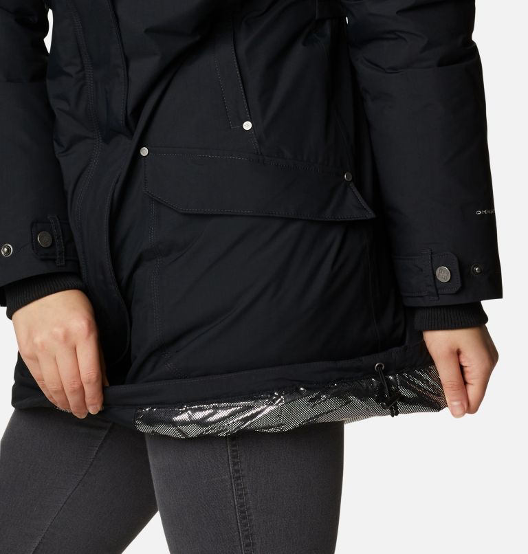 Thumbnail: Women's Icelandite TurboDown Jacket, Color: Black, image 8
