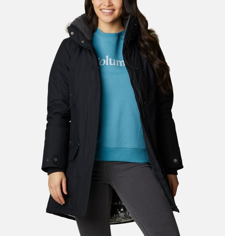 Thumbnail: Women's Icelandite TurboDown Jacket, Color: Black, image 9