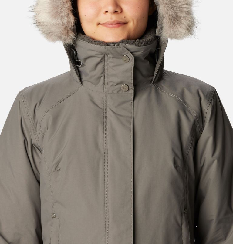 Women's Icelandite TurboDown Jacket, Color: City Grey, image 4