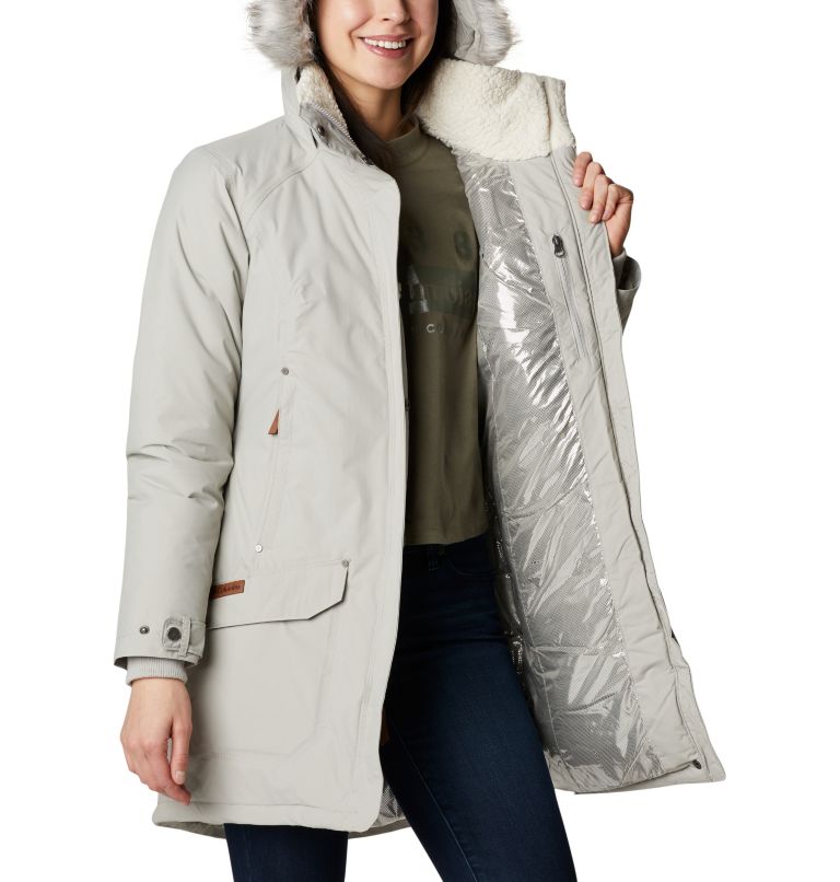 Women's Icelandite TurboDown Jacket, Color: Flint Grey, image 5
