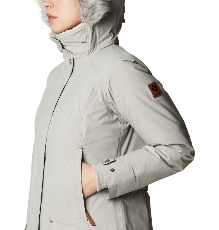Women's Icelandite TurboDown Jacket, Color: Flint Grey, image 7