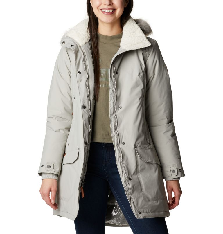 Women's Icelandite TurboDown Jacket, Color: Flint Grey, image 8