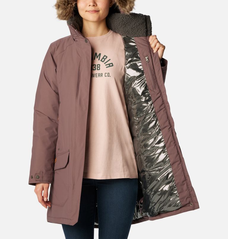 Parka impermeable de plumón Icelandite Turbo para mujer