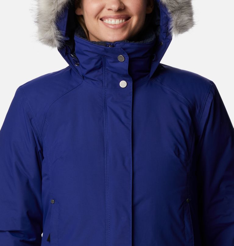 Thumbnail: Women's Icelandite TurboDown Jacket, Color: Dark Sapphire, image 4
