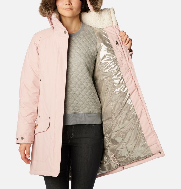 Women's Icelandite TurboDown Jacket, Color: Dusty Pink, image 5