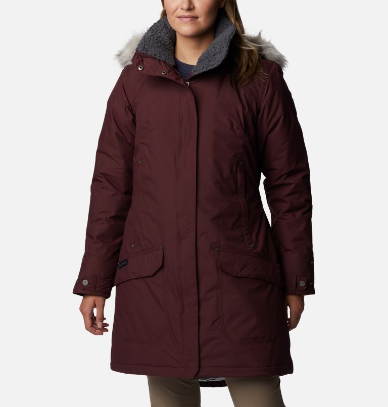 Women's Icelandite TurboDown Jacket, Color: Malbec, image 1
