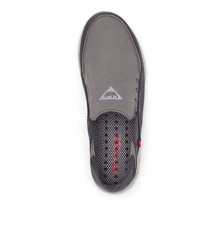 Men’s PFG Bahama Vent Shoe, Color: Titanium MHW, Bright Red, image 3