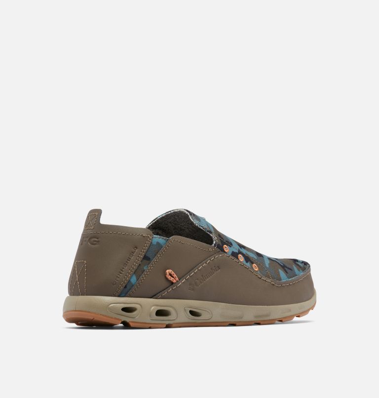 Men’s PFG Bahama Vent Shoe, Color: Mud, Island Orange, image 9