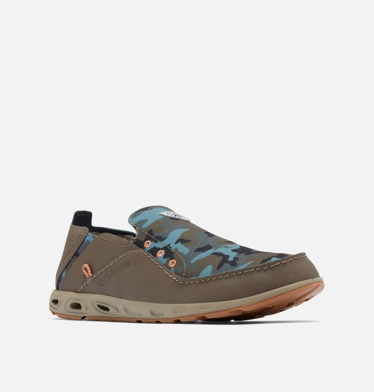 Men’s PFG Bahama Vent Shoe, Color: Mud, Island Orange, image 2