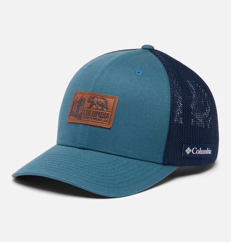 Columbia Rugged Outdoor Mesh Ball Cap, Color: Everblue, Coll Navy, Bear Rectangle, image 1