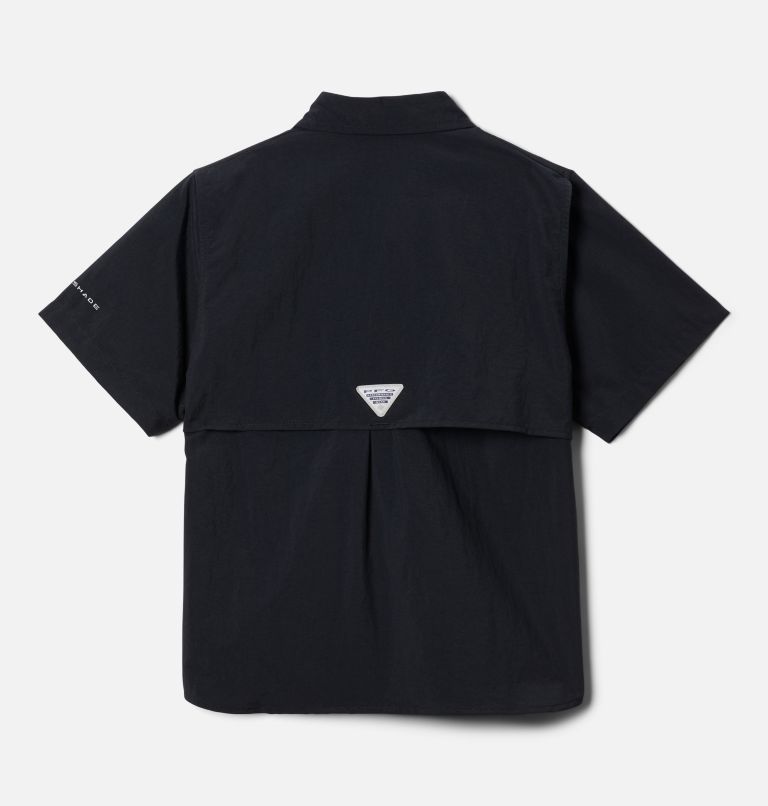 Boys’ PFG Bahama Short Sleeve Shirt, Color: Black, image 2