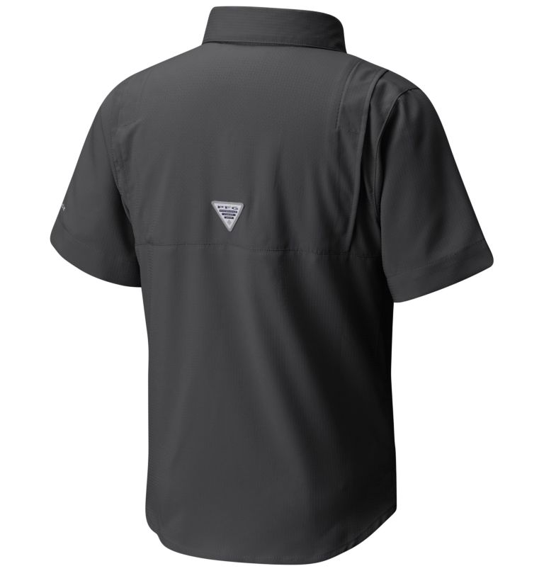 Boys’ PFG Tamiami Short Sleeve Shirt, Color: Black, image 2