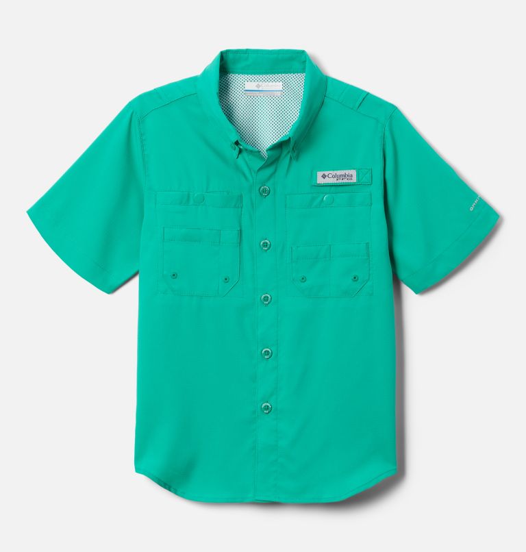 Boys’ PFG Tamiami Short Sleeve Shirt, Color: Circuit, image 1