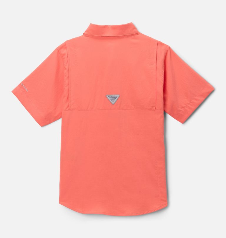 Boys’ PFG Tamiami Short Sleeve Shirt, Color: Melonade, image 2