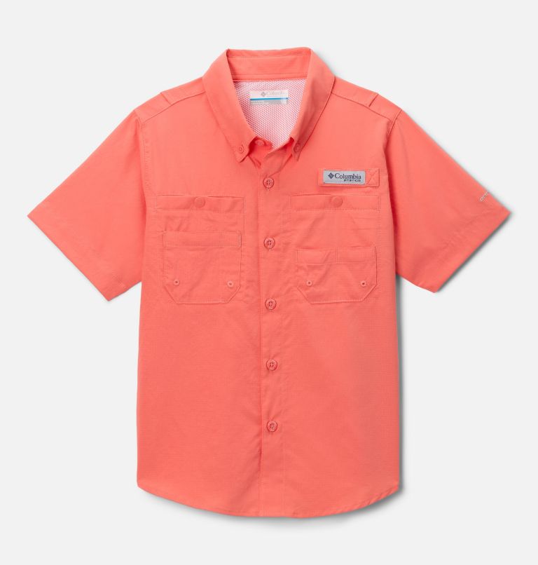 Boys’ PFG Tamiami Short Sleeve Shirt, Color: Melonade, image 1