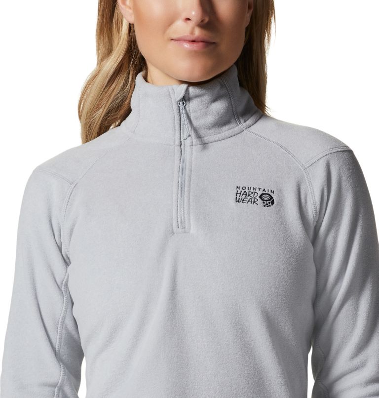 Thumbnail: Women's Microchill 2.0 1/2 Zip, Color: Glacial Heather, image 4