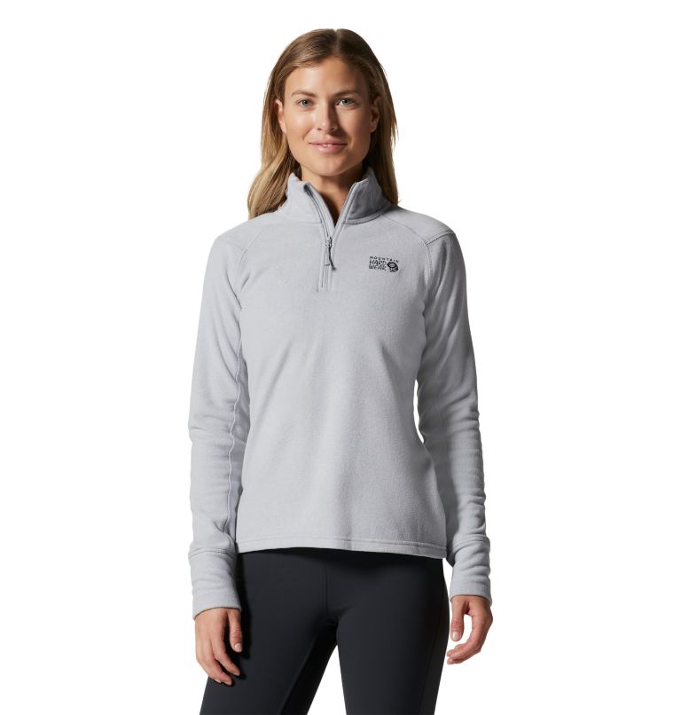 Women's Microchill 2.0 1/2 Zip, Color: Glacial Heather, image 1