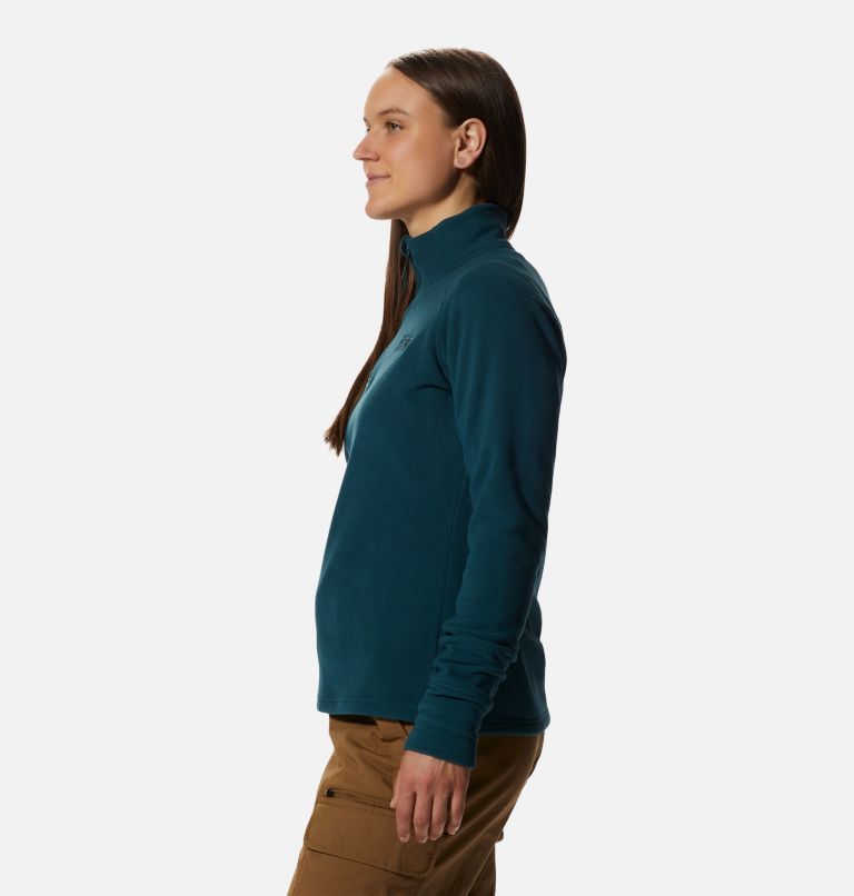 Women's Microchill 2.0 1/2 Zip, Color: Dark Marsh, image 3