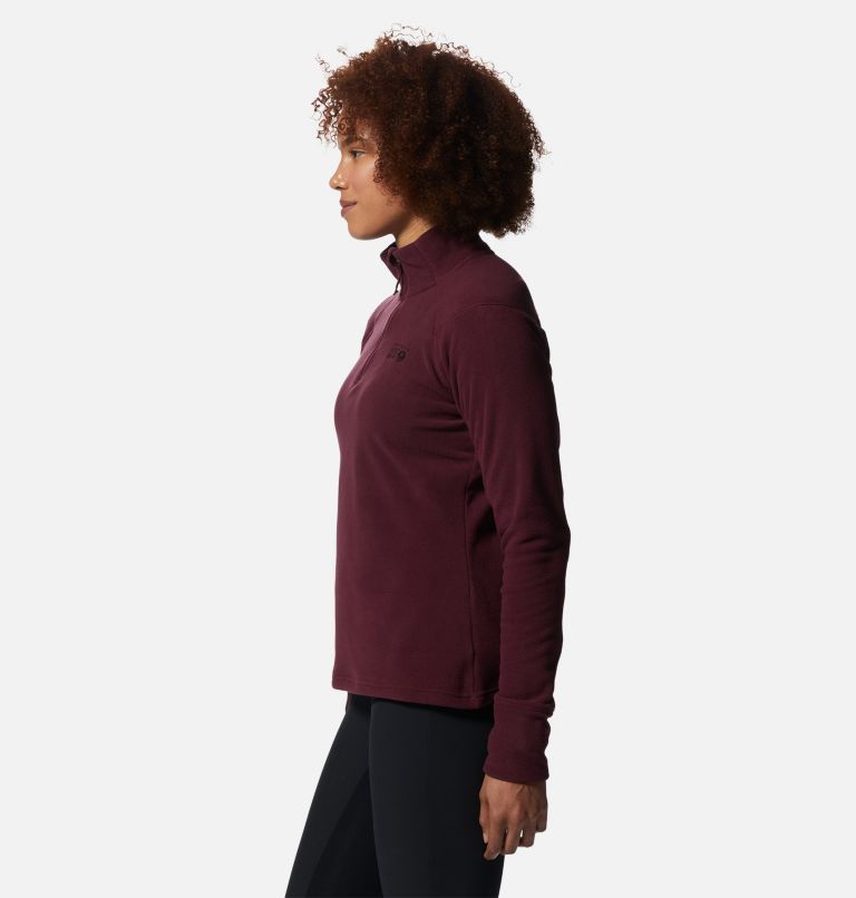 Thumbnail: Women's Microchill 2.0 Half Zip, Color: Cocoa Red, image 3