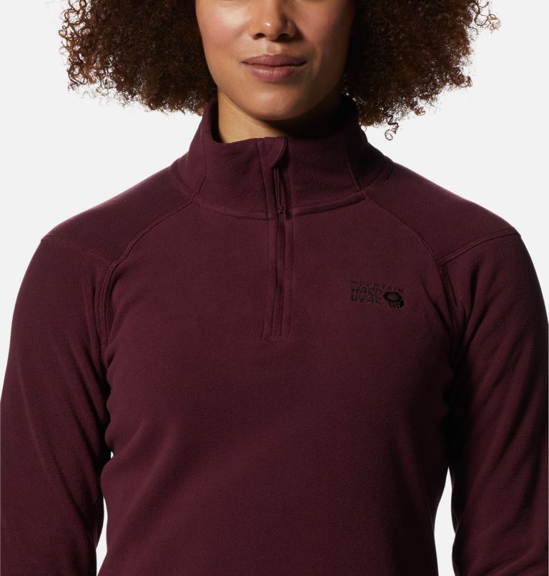 Thumbnail: Women's Microchill 2.0 Half Zip, Color: Cocoa Red, image 4