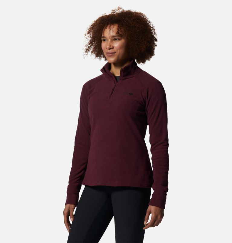 Thumbnail: Women's Microchill 2.0 Half Zip, Color: Cocoa Red, image 5
