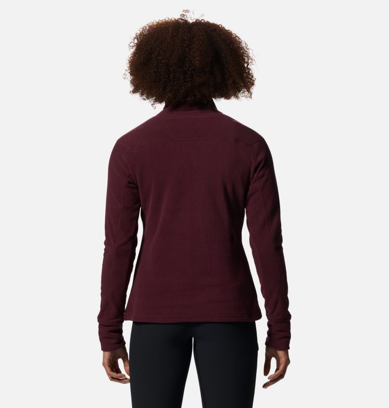 Thumbnail: Women's Microchill 2.0 1/2 Zip, Color: Cocoa Red, image 2