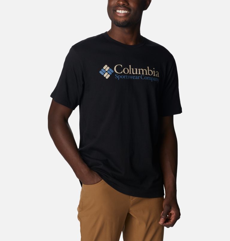 Thumbnail: Chemise à manches courtes CSC Basic Logo pour homme, Color: Black, CSC Retro Logo, image 5
