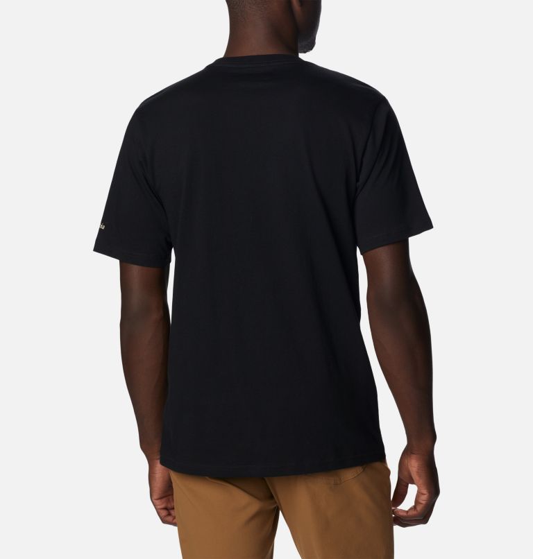 Thumbnail: Chemise à manches courtes CSC Basic Logo pour homme, Color: Black, CSC Retro Logo, image 2