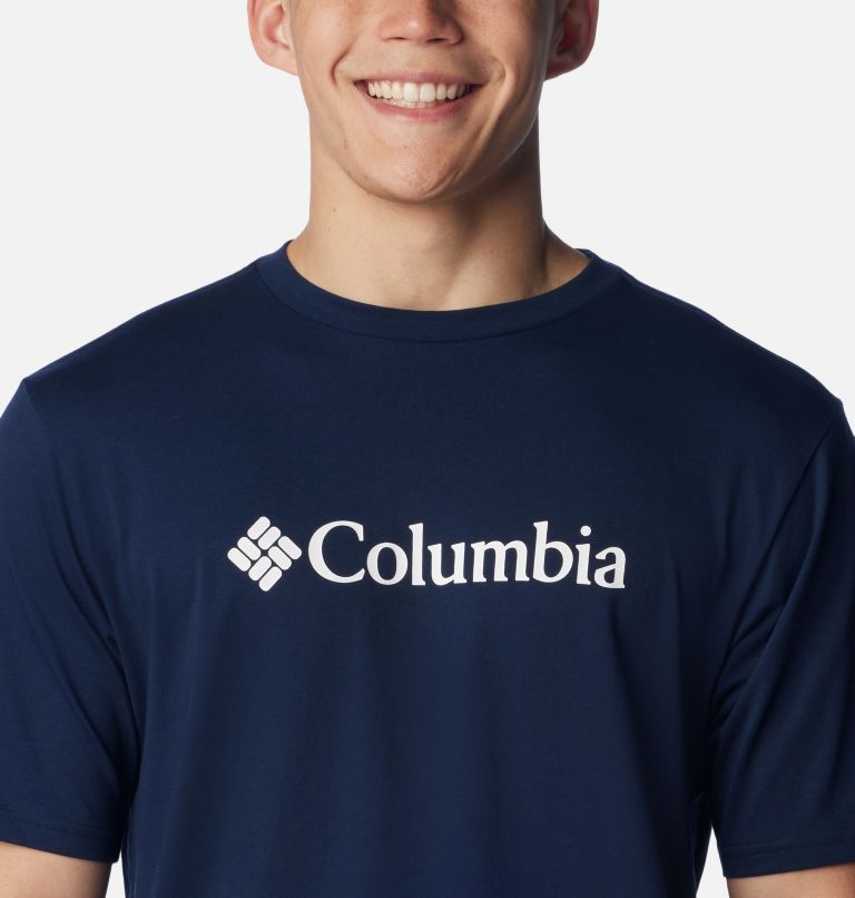 Thumbnail: Chemise à manches courtes CSC Basic Logo pour homme, Color: Collegiate Navy, CSC Retro Logo, image 4