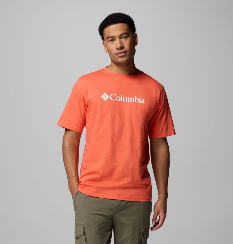 Men's CSC Basic Logo Short Sleeve, Color: Zing, Gem Columbia 9in, image 1