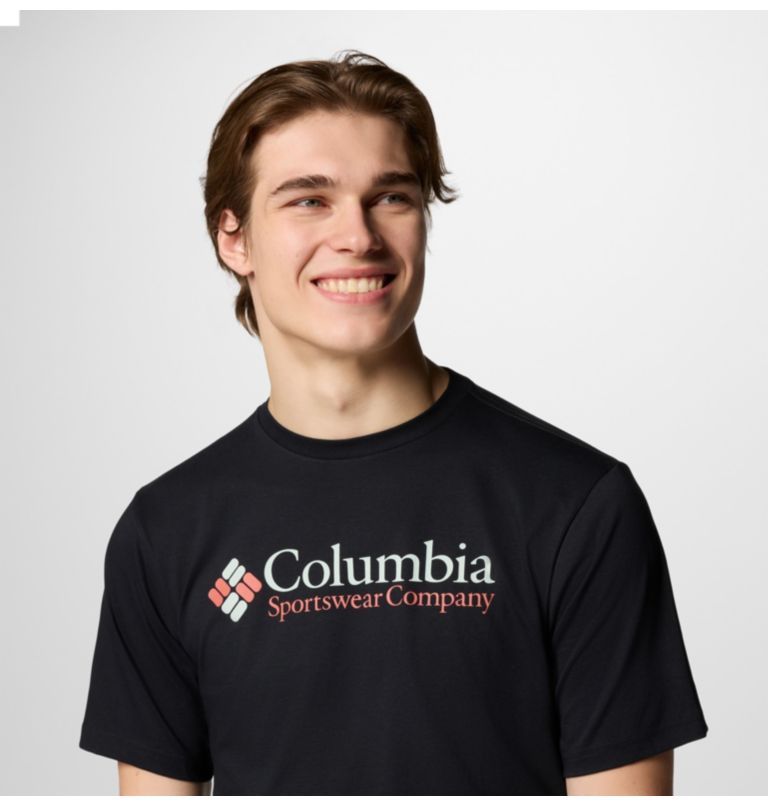 Men’s CSC Basic Logo T-Shirt, Color: Black, CSC Retro Logo, image 4