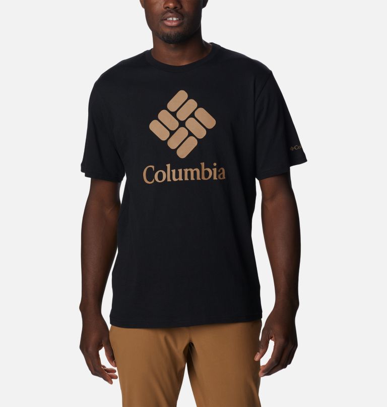 Thumbnail: T-shirt CSC Basic Logo II Homme , Color: Black, CSC Stacked Logo, image 1