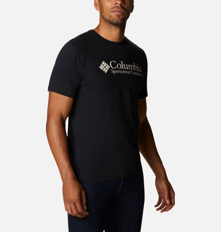 Men’s CSC Basic Logo T-Shirt, Color: Black, CSC Brand Retro Printfill, image 5