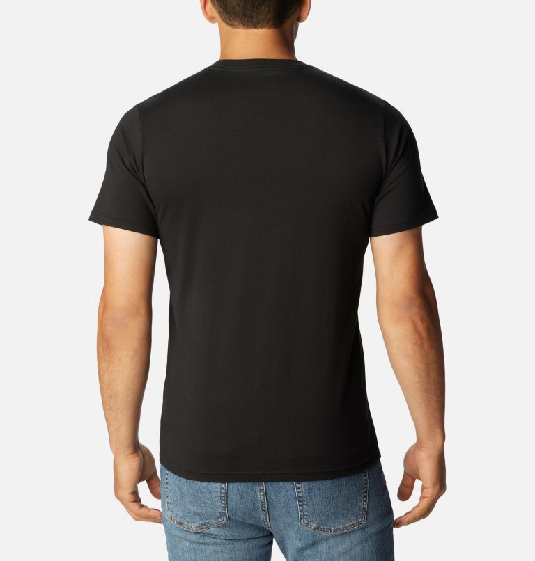 Men’s CSC Basic Logo T-Shirt, Color: Black, CSC Retro Logo, image 2