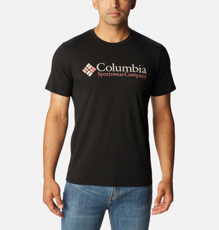 Men’s CSC Basic Logo T-Shirt, Color: Black, CSC Retro Logo, image 1