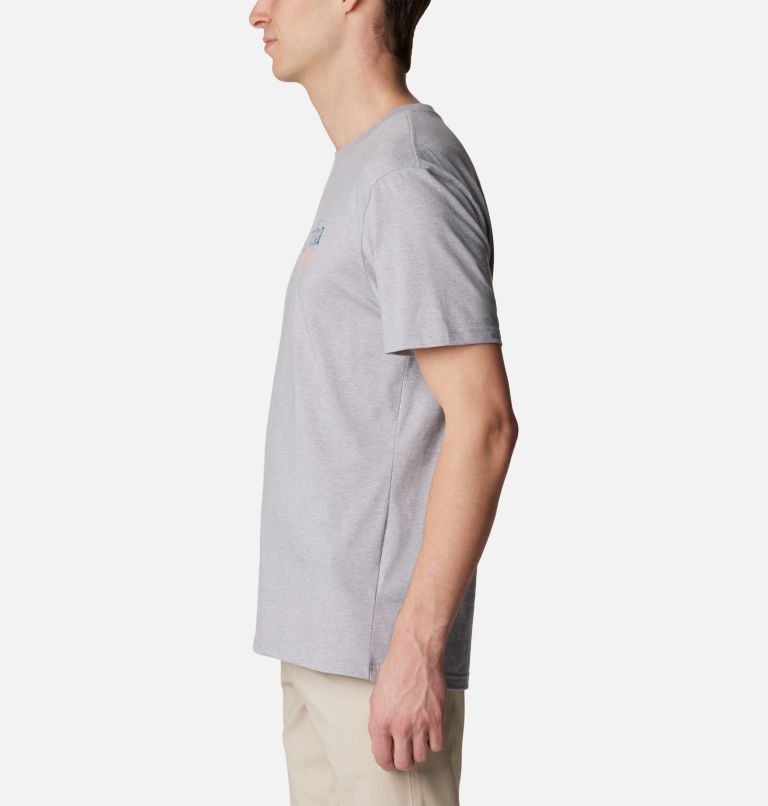 Men’s CSC Basic Logo T-Shirt, Color: Columbia Grey Heather, CSC Retro Logo, image 3