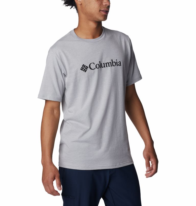 Thumbnail: CSC Basic Logo T-Shirt für Herren, Color: Columbia Grey Heather, image 5