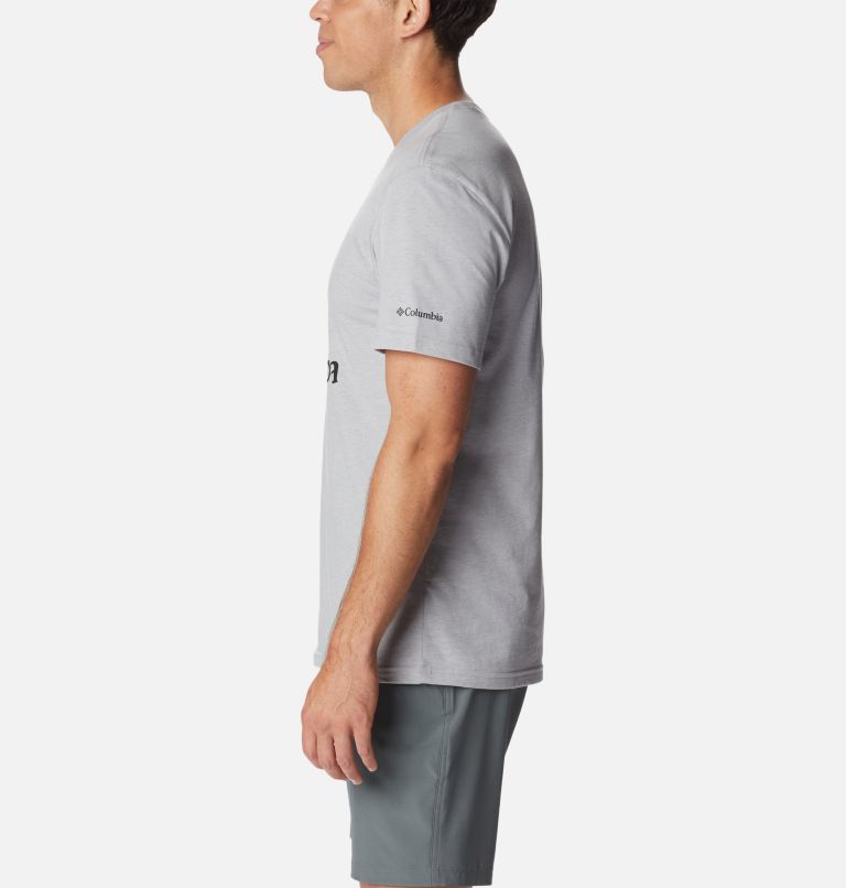 T-shirt CSC Basic Logo II Homme , Color: Columbia Grey Heather, CSC Stacked Logo, image 3