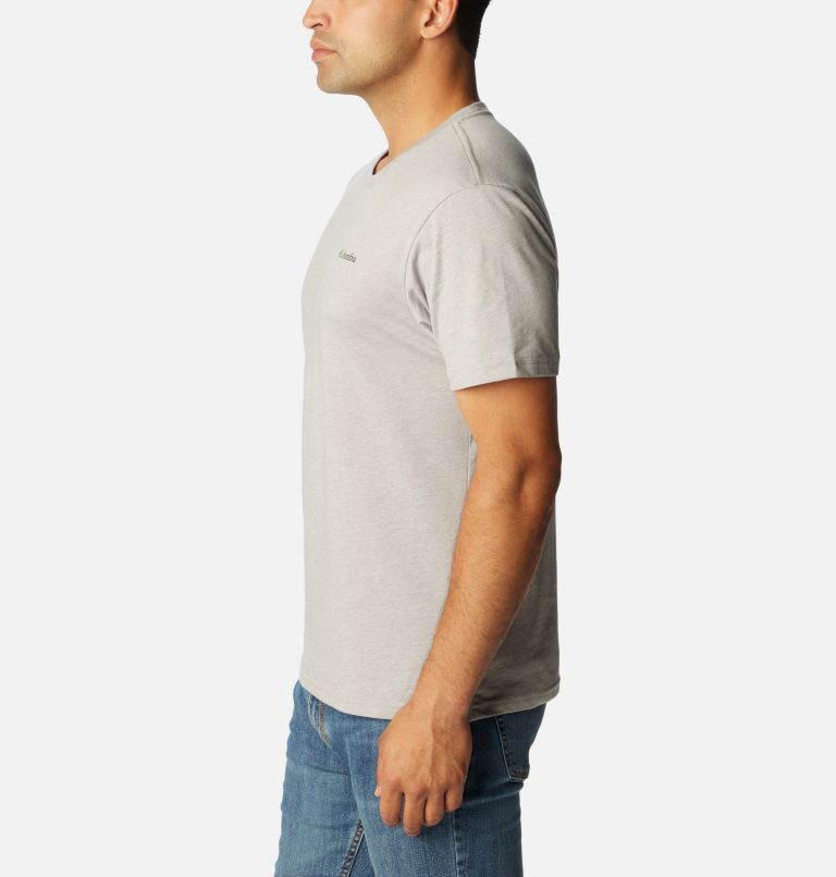 Men’s CSC Basic Logo T-Shirt, Color: Columbia Grey Hthr, LC CSC Branded Grx, image 3
