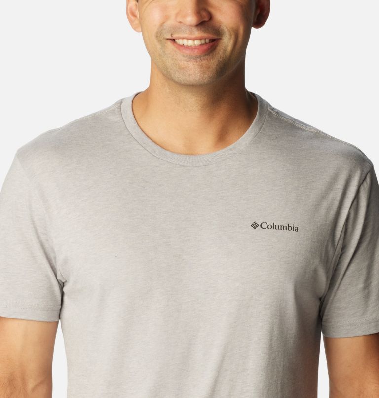 Men’s CSC Basic Logo T-Shirt, Color: Columbia Grey Hthr, LC CSC Branded Grx, image 4