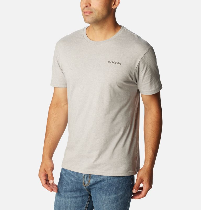 Men’s CSC Basic Logo T-Shirt, Color: Columbia Grey Hthr, LC CSC Branded Grx, image 5