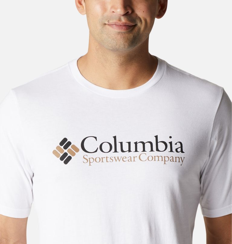 T-shirt CSC Basic Logo II Homme , Color: White, CSC Retro Logo, image 4