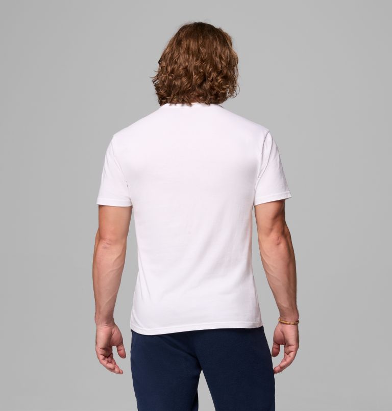 Men’s CSC Basic Logo Tee, Color: White, CSC Retro Logo, image 3