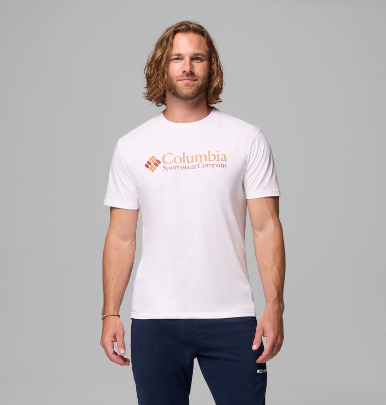 Men’s CSC Basic Logo Tee, Color: White, CSC Retro Logo, image 1