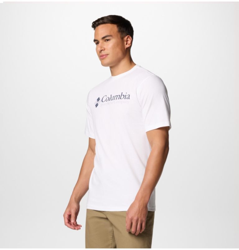 T-shirt CSC Basic Logo II Homme , Color: White, CSC Retro Logo, image 3