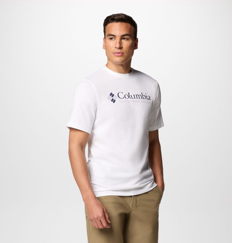 Men’s CSC Basic Logo T-Shirt, Color: White, CSC Retro Logo, image 5