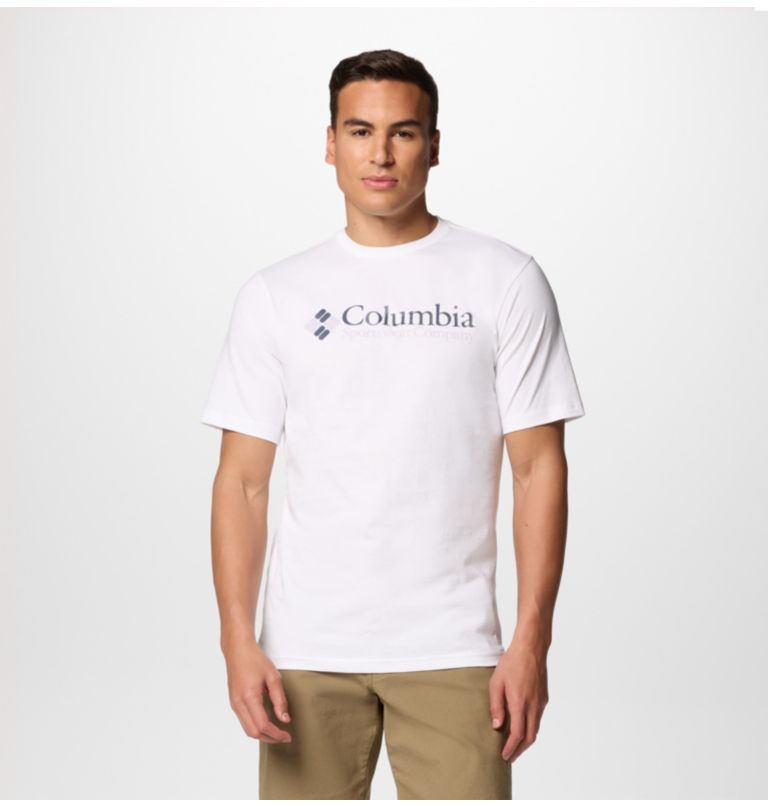 T-shirt CSC Basic Logo II Homme , Color: White, CSC Retro Logo, image 1
